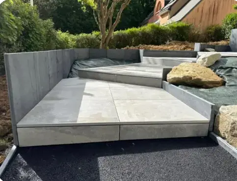 carrelage terrasse à Chavagne - image 3